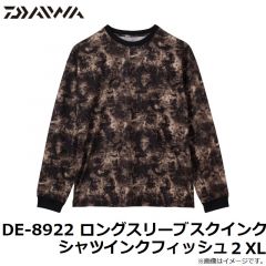 ダイワ　DE-8922 ロングスリーブスクインクシャツ インクフィッシュ 2XL
