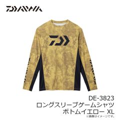 ダイワ　DE-3823 ロングスリーブゲームシャツ ボトムイエロー XL