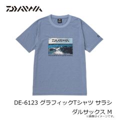 ダイワ　DE-6123 グラフィックTシャツ サラシ ダルサックス M