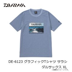 ダイワ　DE-6123 グラフィックTシャツ サラシ ダルサックス XL