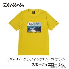 ダイワ　DE-6123 グラフィックTシャツ サラシ スモークイエロー 2XL