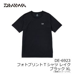 ダイワ　DE-6923 フォトプリントTシャツ レイク アッシュオリーブ M