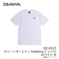 ダイワ　DE-8323 クリーンオーシャンFeelAlive.Tシャツ ホワイト M