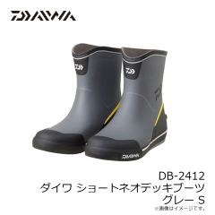 ダイワ　DB-2412 ダイワショートネオデッキブーツ ブラック L