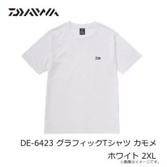 ダイワ　DE-6123 グラフィックTシャツ サラシ スモークイエロー 2XL