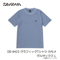ダイワ　DE-6423 グラフィックTシャツ カモメ ダルサックス L