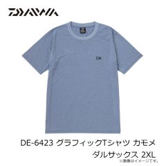 ダイワ　DE-6423 グラフィックTシャツ カモメ ダルサックス 2XL