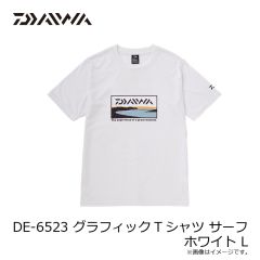 ダイワ　DE-6523 グラフィックTシャツ サーフ ホワイト L