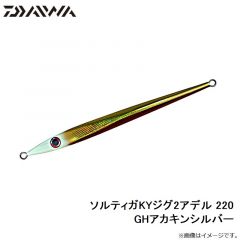 ソルティガKYジグ2アデル 220 GHアカキンシルバー
