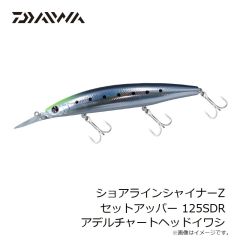 ダイワ　ショアラインシャイナーZセットアッパー 125SDR アデルチャートヘッドイワシ