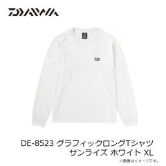 ダイワ　DE-8523 グラフィックロングTシャツ サンライズ ホワイト XL