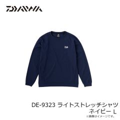 ダイワ　DE-9323 ライトストレッチシャツ ネイビー L