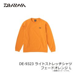 ダイワ　DE-9323 ライトストレッチシャツ フェードオレンジ L