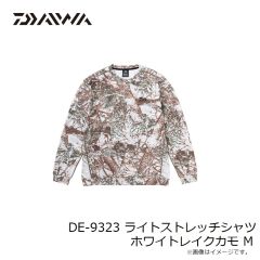 ダイワ　DE-9323 ライトストレッチシャツ ホワイトレイクカモ M