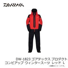 ダイワ　DW-1823 ゴアテックス プロダクト コンビアップ ウィンタースーツ レッド L