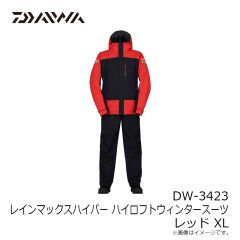 ダイワ　DE-7723 エキスパートライトジップシャツ レッド XL