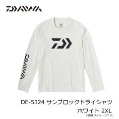 ダイワ　DE-3424 サンブロックドライフーディーシャツ ボトムネイビー 2XL