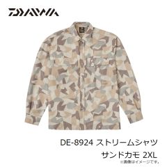 ダイワ　DE-8924 ストリームシャツ サンドカモ 2XL