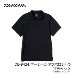 ダイワ　DE-9424 オーシャンタフポロシャツ ブラック XL