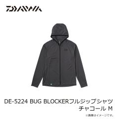 ダイワ　DE-5224 BUG BLOCKERフルジップシャツ チャコール M