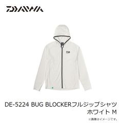 ダイワ　DE-5224 BUG BLOCKERフルジップシャツ ホワイト M