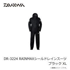 ダイワ　DR-3224 RAINMAXシールドレインスーツ ブラック XL 