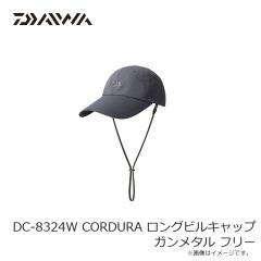 ダイワ　DC-8324W CORDURA ロングビルキャップ ガンメタル フリー