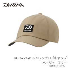 ダイワ　DC-6724W ストレッチロゴキャップ ブラック フリー