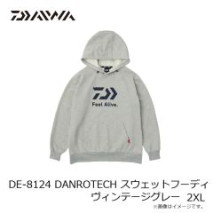 ダイワ　DE-8124 DANROTECH スウェットフーディ ブラック M