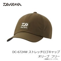 ダイワ　DC-6724W ストレッチロゴキャップ オリーブ フリー