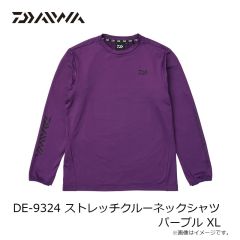 ダイワ　DE-9324 ストレッチクルーネックシャツ パープル XL