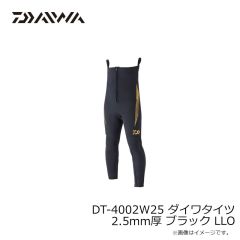 ダイワ　DT-4002W25 ダイワタイツ 2.0mm厚 ブラック 3LB