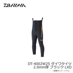 ダイワ　DT-4002W25 ダイワタイツ 2.0mm厚 ブラック LXO