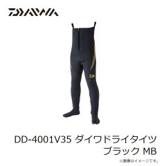 ダイワ　DD-4001V35 ダイワドライタイツ ブラック MB