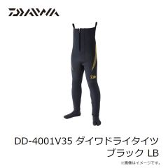 ダイワ　DD-4001V35 ダイワドライタイツ ブラック LB