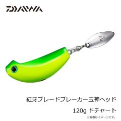 ダイワ　紅牙ブレードブレーカー玉神ヘッド 60g ドチャート