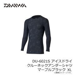 ダイワ　DU-6021S アイスドライ クルーネックアンダーシャツ マーブルブラック XL