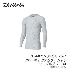 ダイワ　DU-6021S アイスドライ クルーネックアンダーシャツ マーブルグレー XL