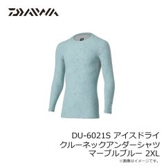 ダイワ　DU-6021S アイスドライ クルーネックアンダーシャツ マーブルブルー 2XL