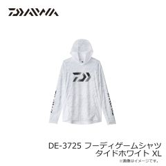 ダイワ　DE-3725 フーディゲームシャツ タイドホワイト XL