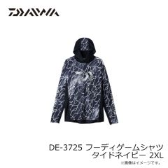 ダイワ　DE-3725 フーディゲームシャツ タイドネイビー 2XL