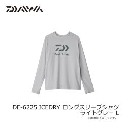 ダイワ　DE-6225 ICEDRY ロングスリーブシャツ ライトグレー L