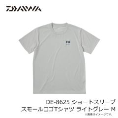 ダイワ　DE-8625 ショートスリーブ スモールロゴTシャツ ライトグレー M