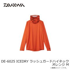 ダイワ　DE-6025 ICEDRY ラッシュガードハイネック オレンジ M