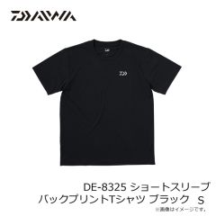 ダイワ　DE-8325 ショートスリーブ バックプリントTシャツ ブラック S