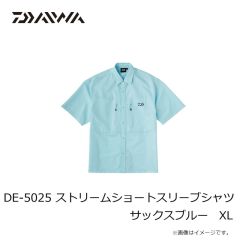 ダイワ　DE-5025 ストリームショートスリーブシャツ サックスブルー XL