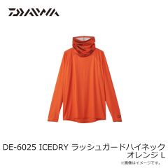 ダイワ　DE-6025 ICEDRY ラッシュガードハイネック オレンジ L
