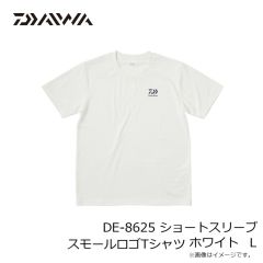 ダイワ　DE-8625 ショートスリーブ スモールロゴTシャツ ホワイト L