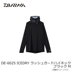 ダイワ　DE-6025 ICEDRY ラッシュガードハイネック ブラック M