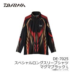 ダイワ　DE-7625 ショートスリーブ ハーフジップシャツ レッド M